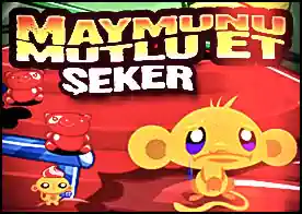 Maymunu Mutlu Et Şeker