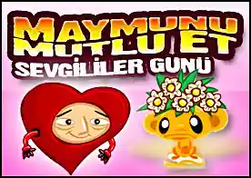 Maymunu Mutlu Et Sevgililer Günü